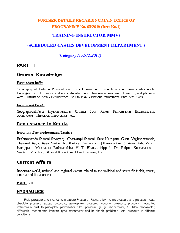 Training-Instructor-Scheduled-Castes-Development-Syllabus